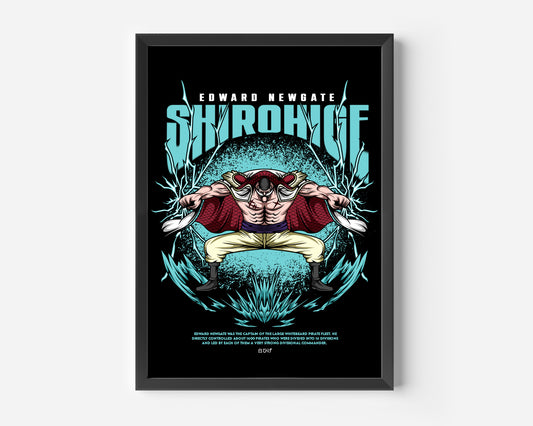 Edward Newgate one Piece Poster