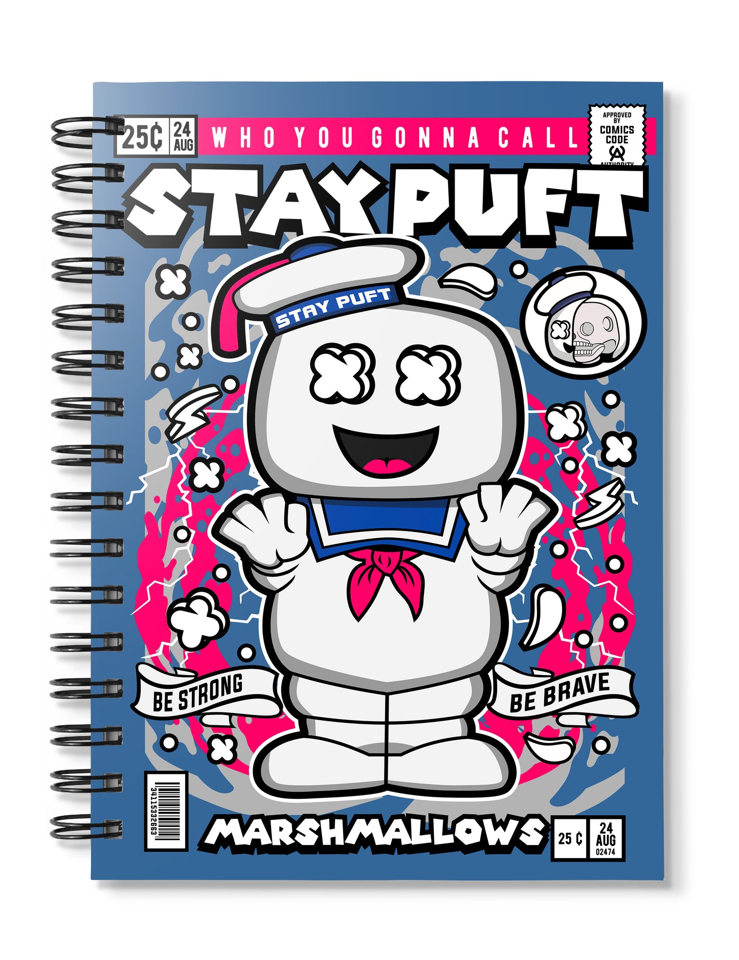 stay puft pop art notebok