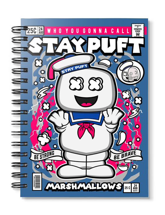 stay puft pop art notebok