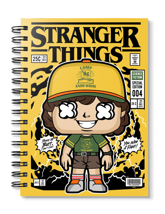 stranger things pop art otebook