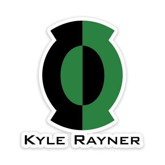 Kyle Rayner Green Lantern Logo Sticker