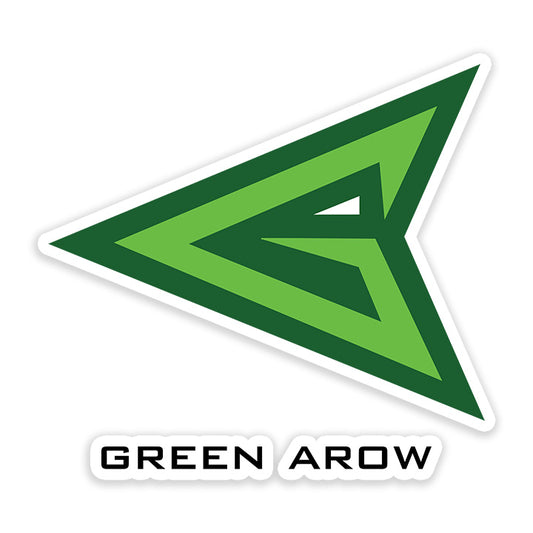 Green Arrow Logo Sticker