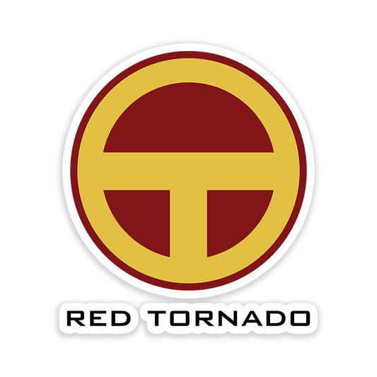 Red Tornado Logo Sticker