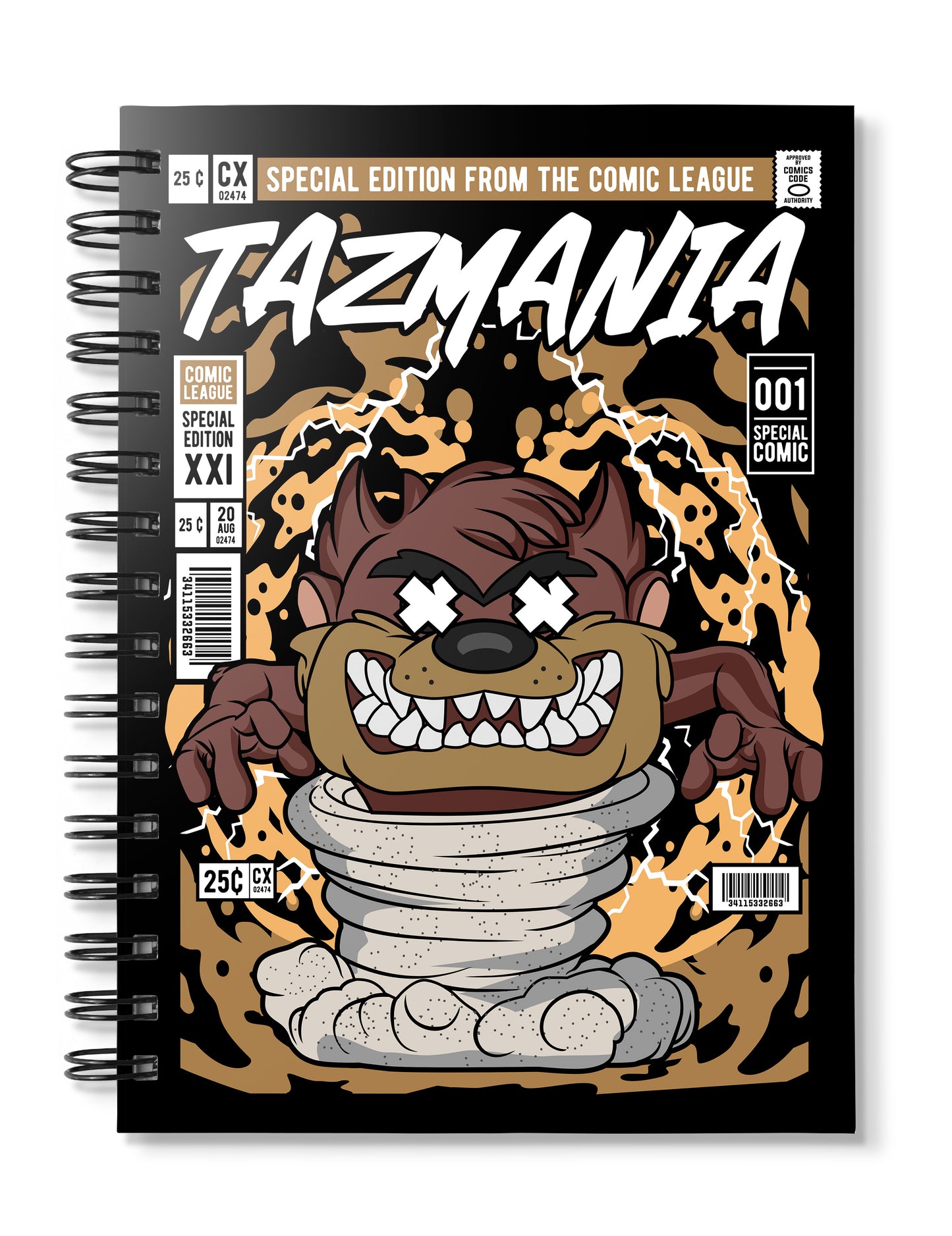 Taz pop Art Notebook