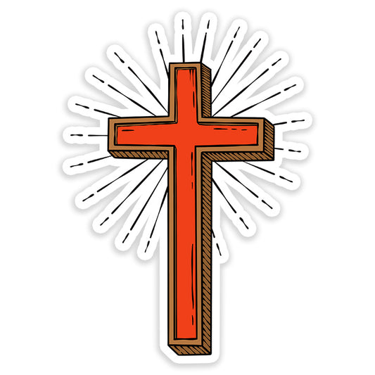 The Christian Holy cross Sticker