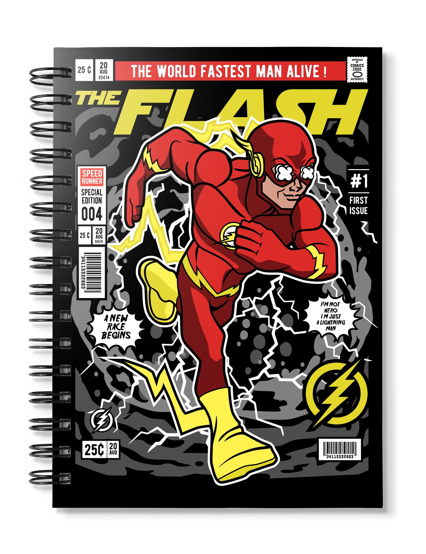 The Flash Pop Art Notebook