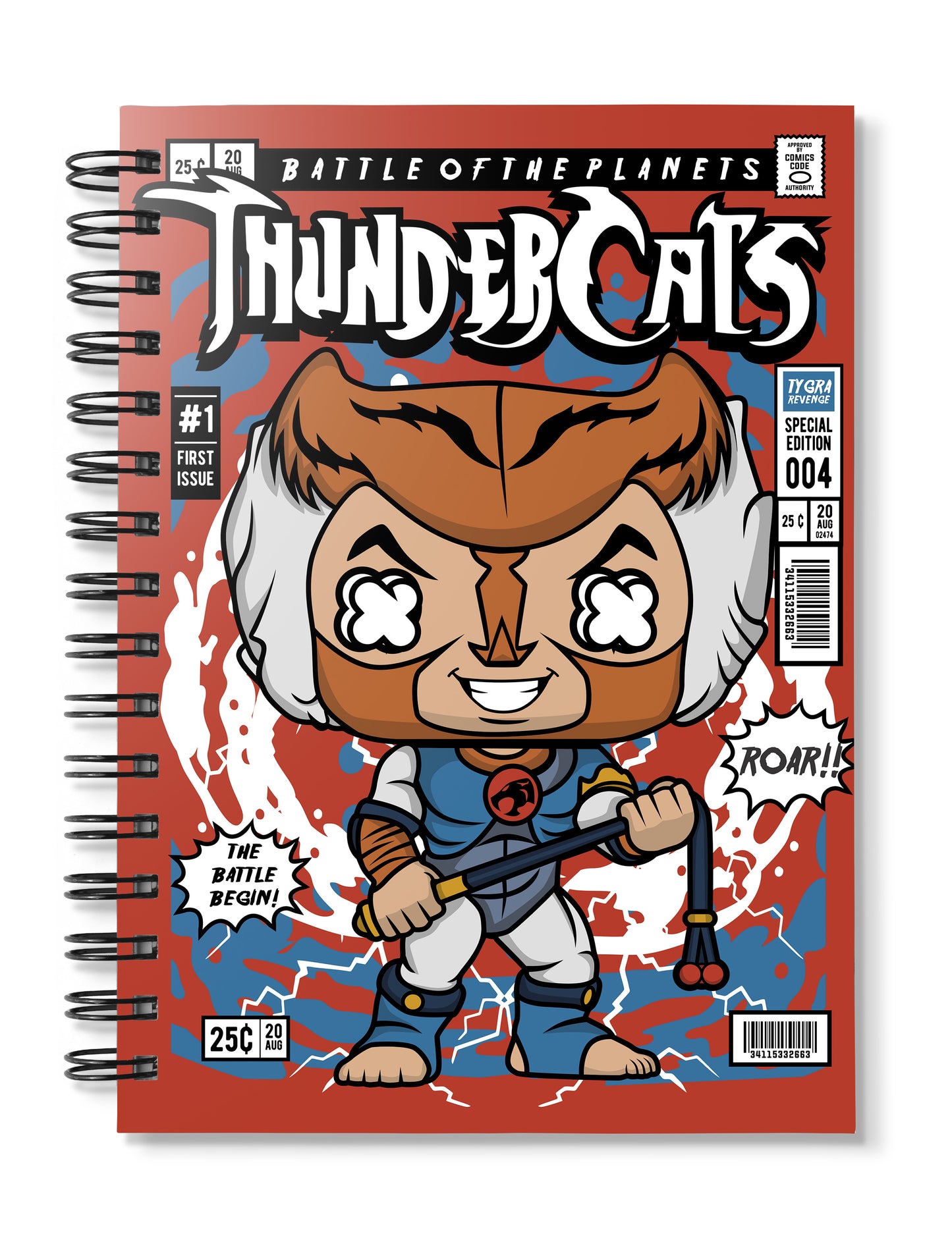Tygra Thundercat Pop Art Notebook