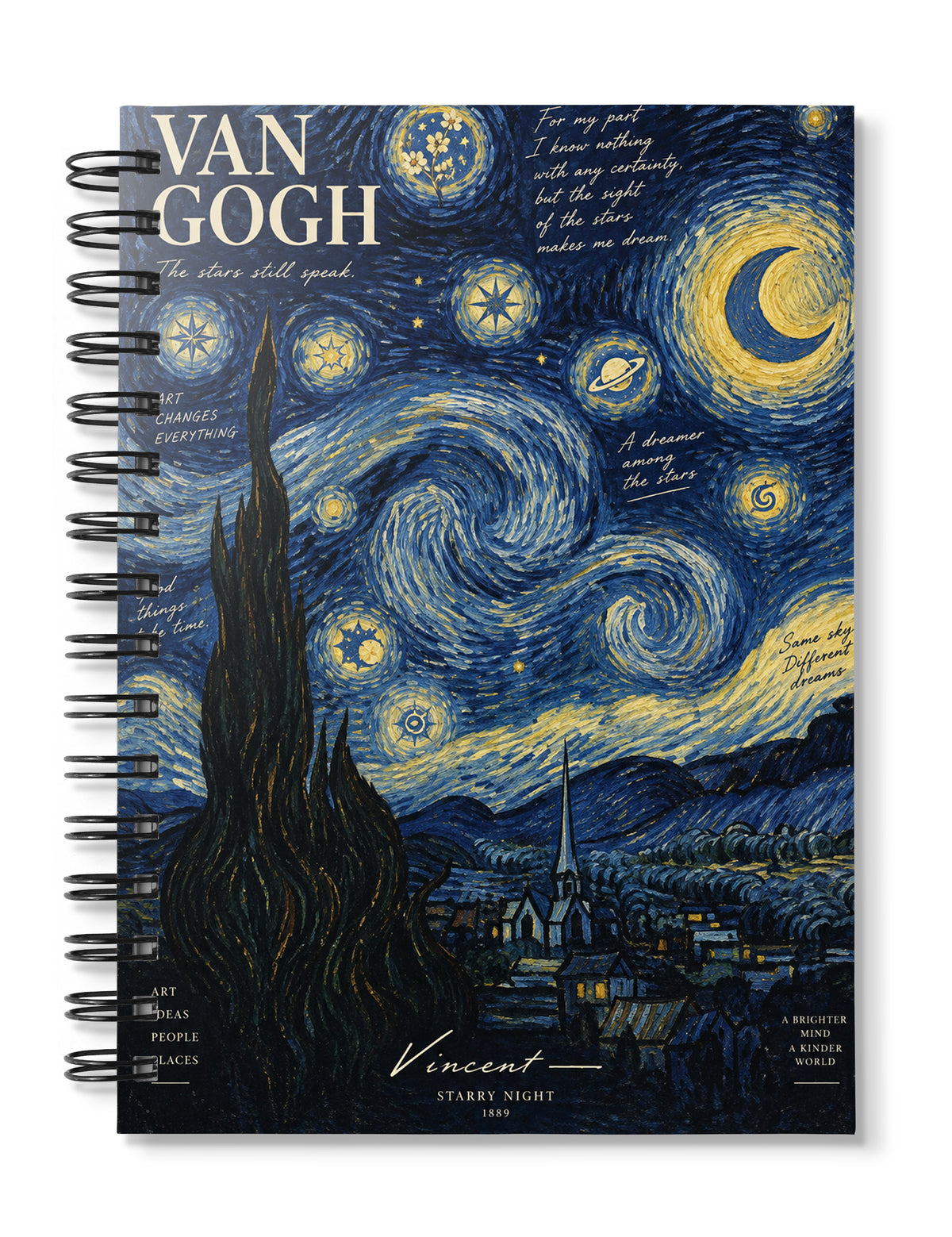 Van Gogh Starry Night Art Notebook