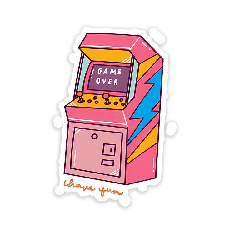 Vintage Arcade Sticker
