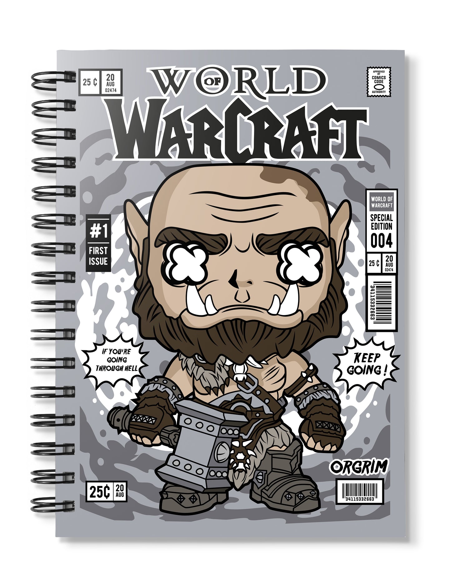 War Craft Pop Art Notebook