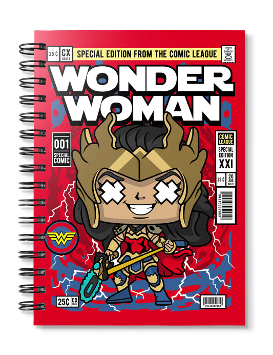 Wonder Woman Red pop Art Notebook
