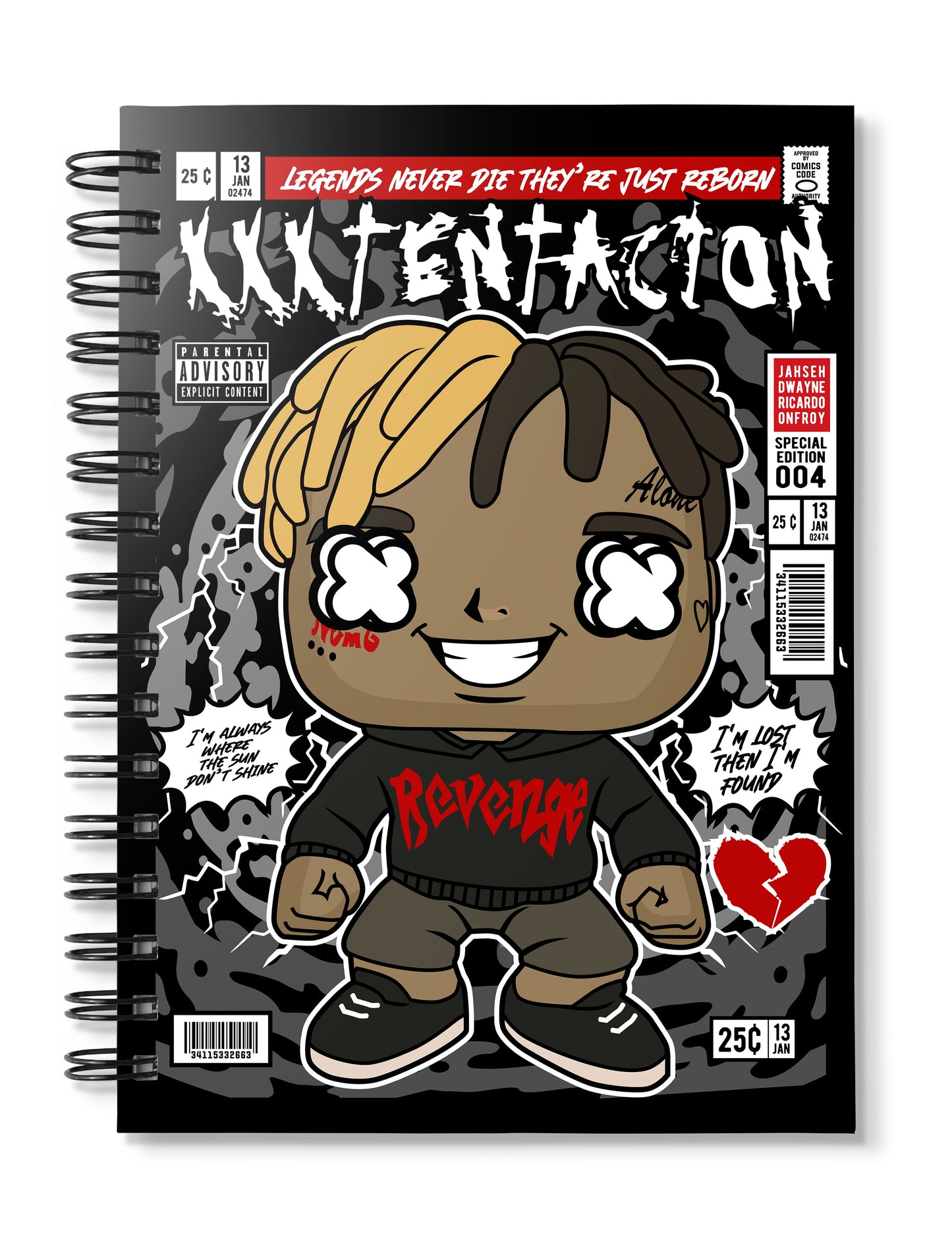 xtentation pop art notebook