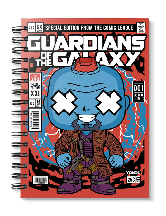 Yondu Gurdian of the galaxy pop Art Notebook