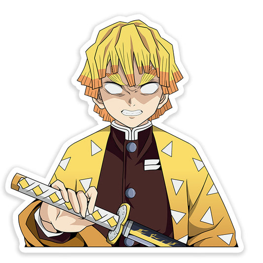 Zenitsu Agatsuma Slayer Sticker