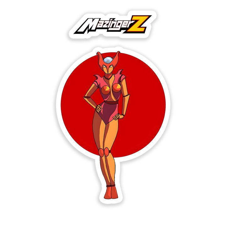 Aphrodite A Mazinger Z Sticker