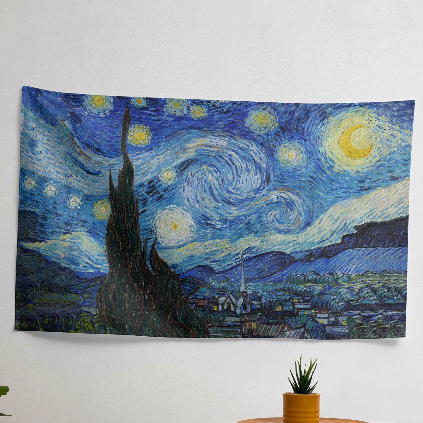 The Starry Night Velvet Tapestry