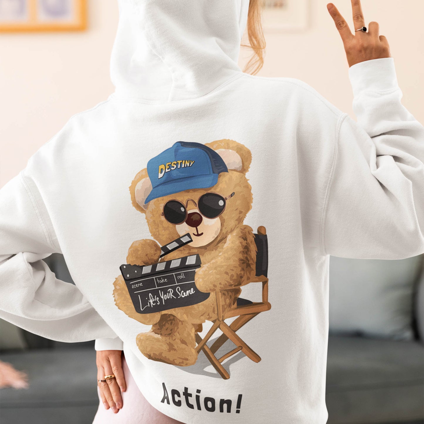 Action Bear Oversize Hoodie