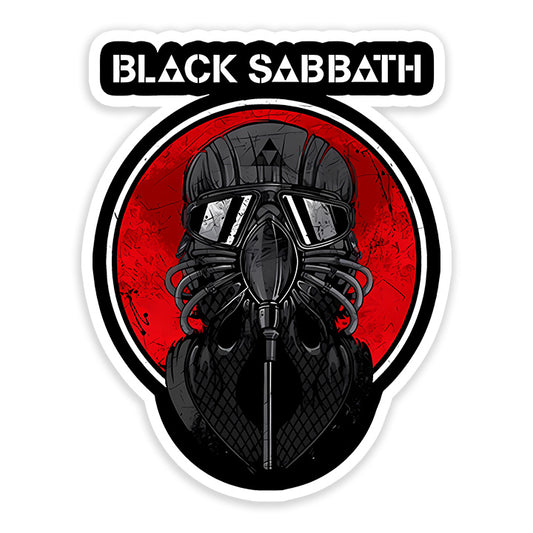 Black Sabbath Mask Sticker
