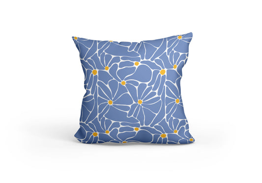 Blue Bloom Cushion