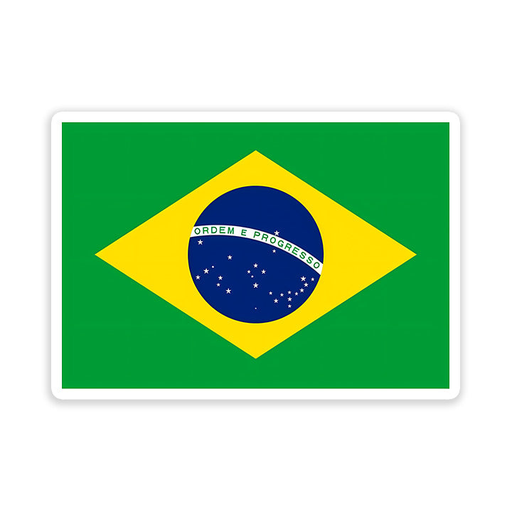 Brazil Flag Sticker