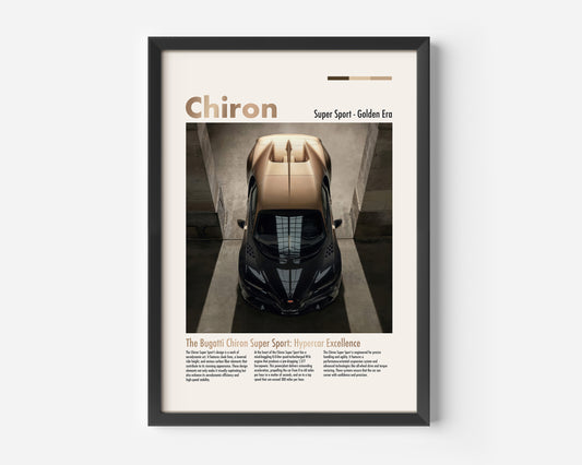 Bugatti Chiron Super Sport 'Golden Era' Poster