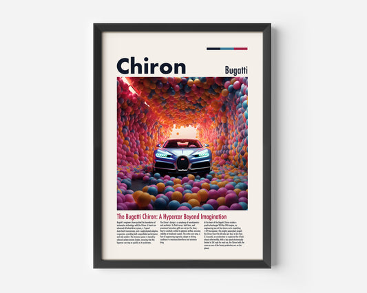 BUGATTI CHIRON Poster