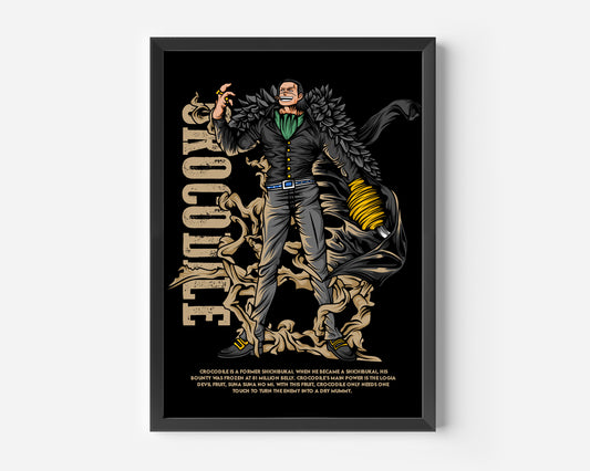 Crocodile One Piece Poster