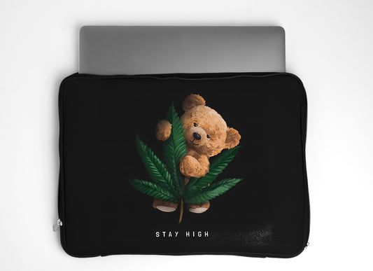 dank n drip stay high laptop sleeve