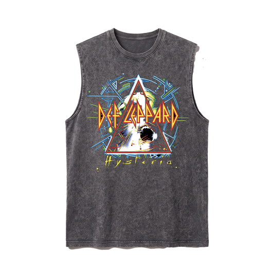 Def Leppard Washed Tank Top