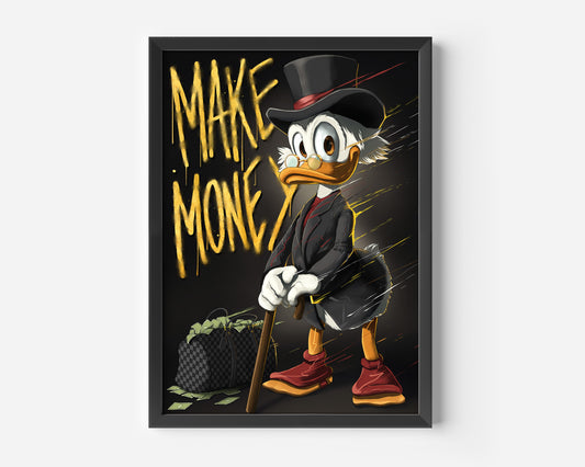Scrooge make money Poster