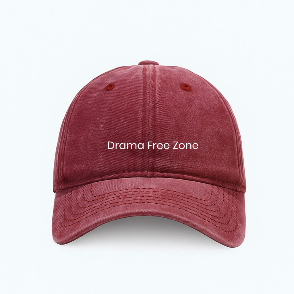 drama free zone Washed Cap