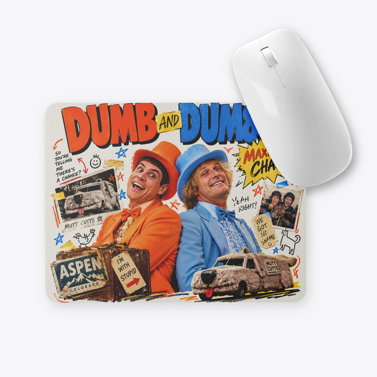 Dumb and Dumber Mouse Pad