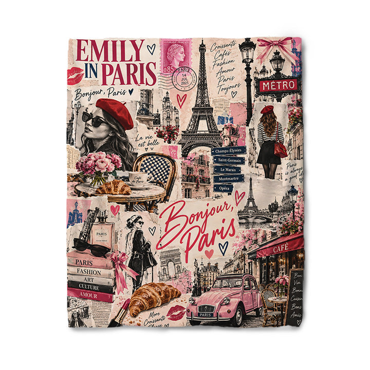 Emily in Paris Blanket