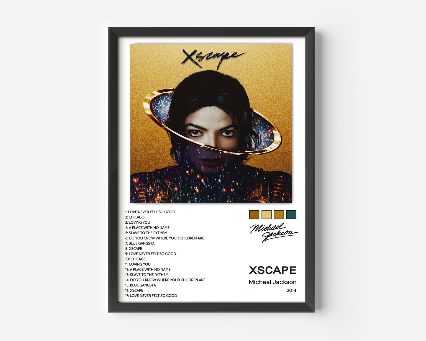 Michael Jackson Xscape Poster