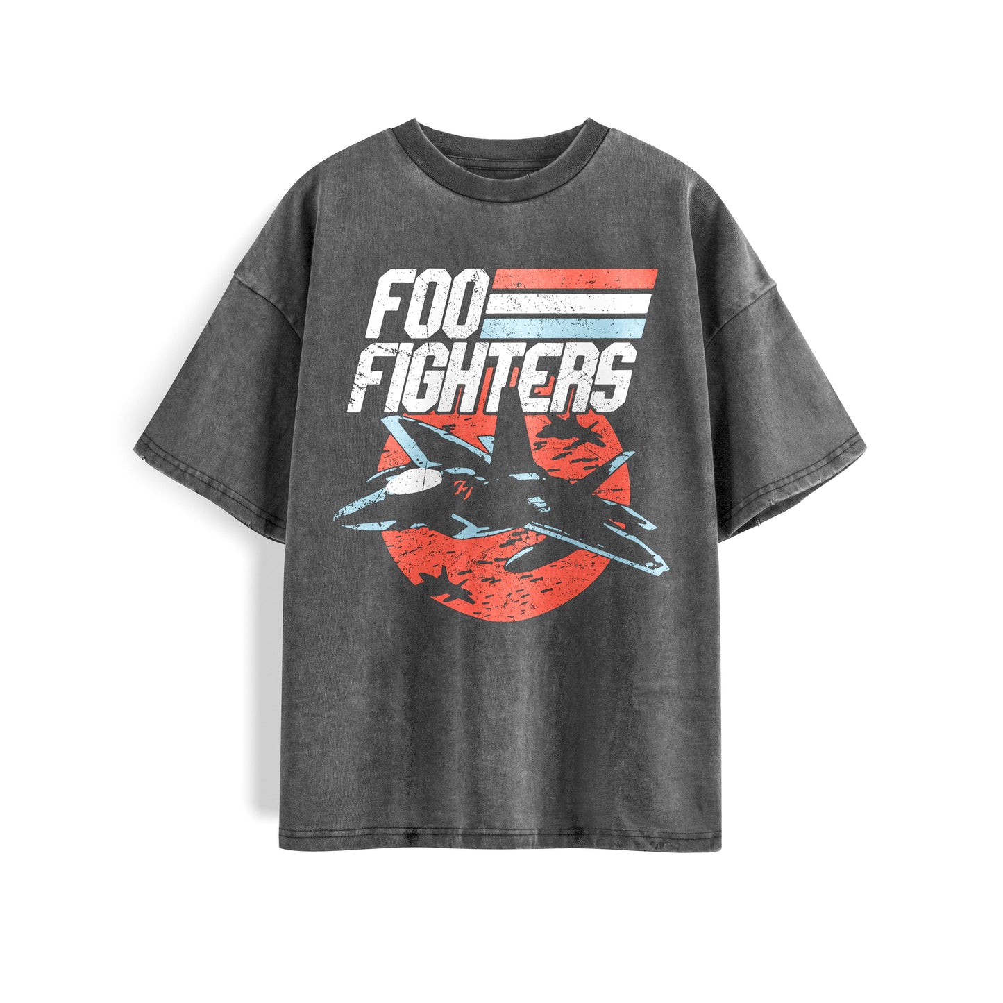 Foo Fighters Washed Oversized Tee's