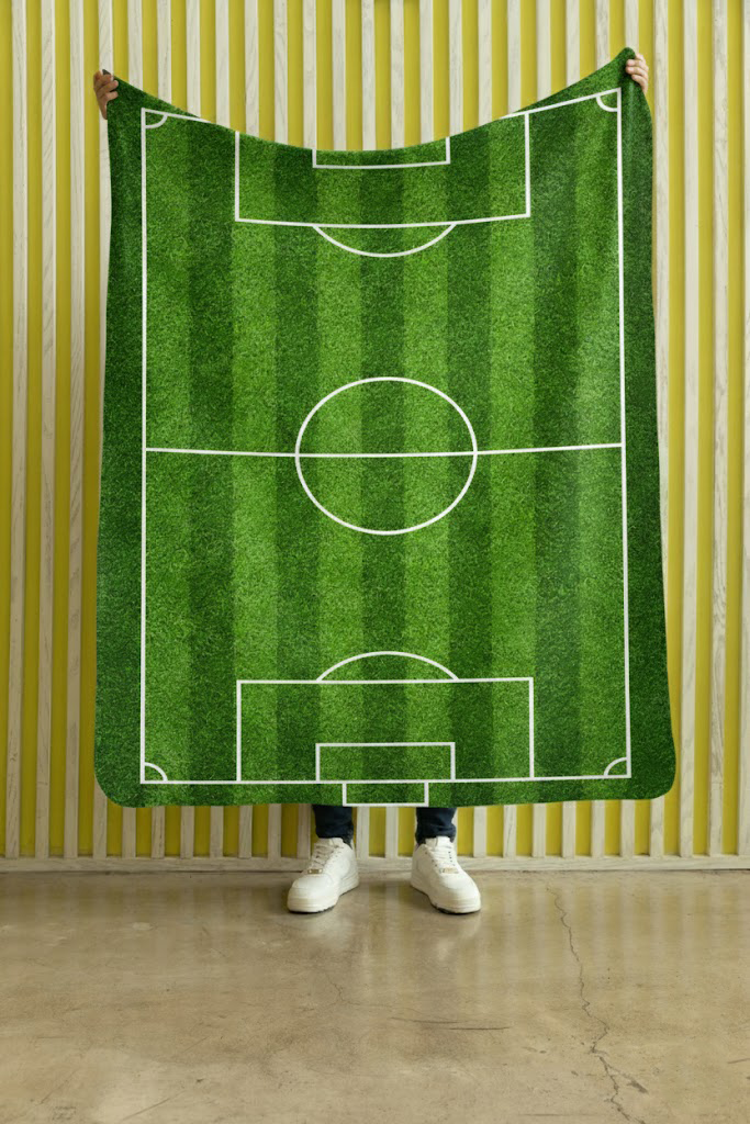 Football Court Blanket