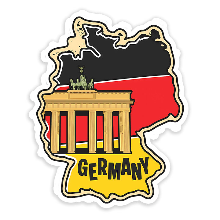 Germany map Sticker