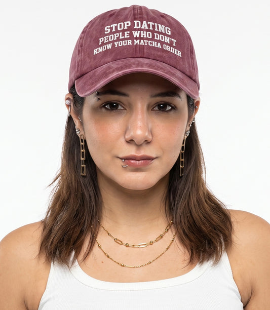 Stop Dating Washed Cap