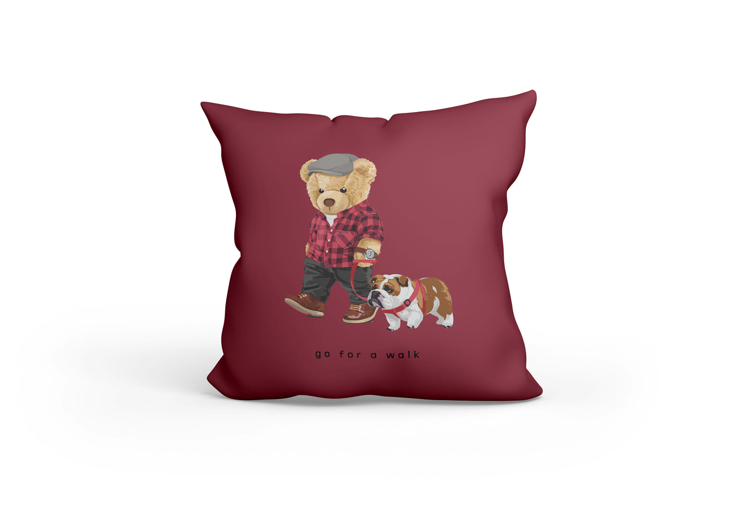Go For Walk Bear Cushion