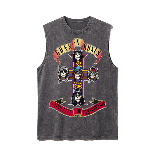 Guns n Roses Washed Tank Top