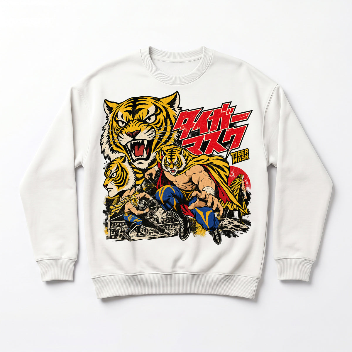 Tiger Mask Oversized Crewneck
