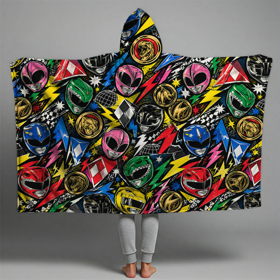 Power Rangers Hooded Blanket