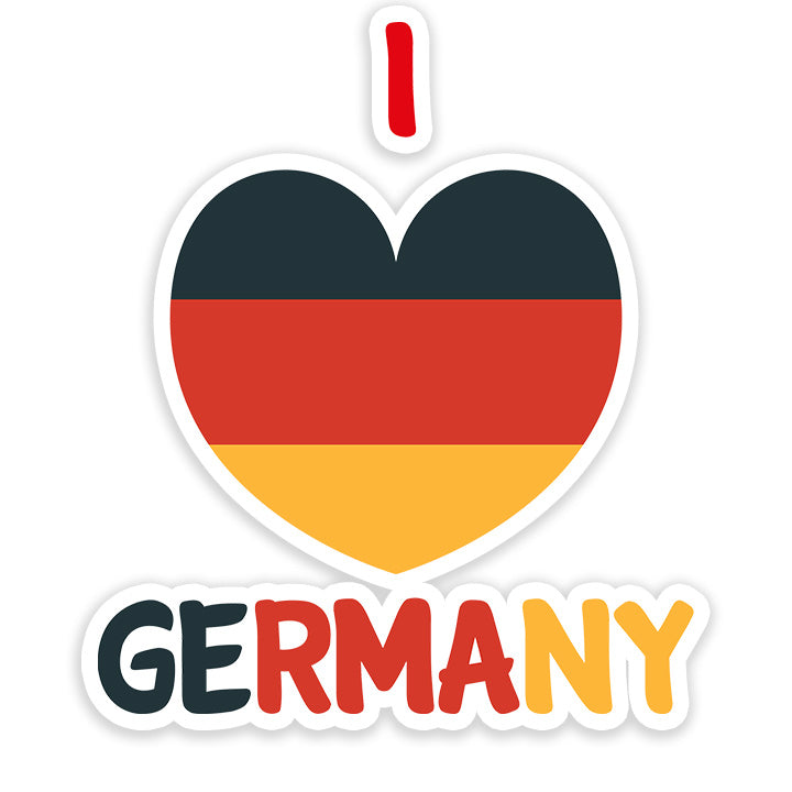i Luv Germany Sticker
