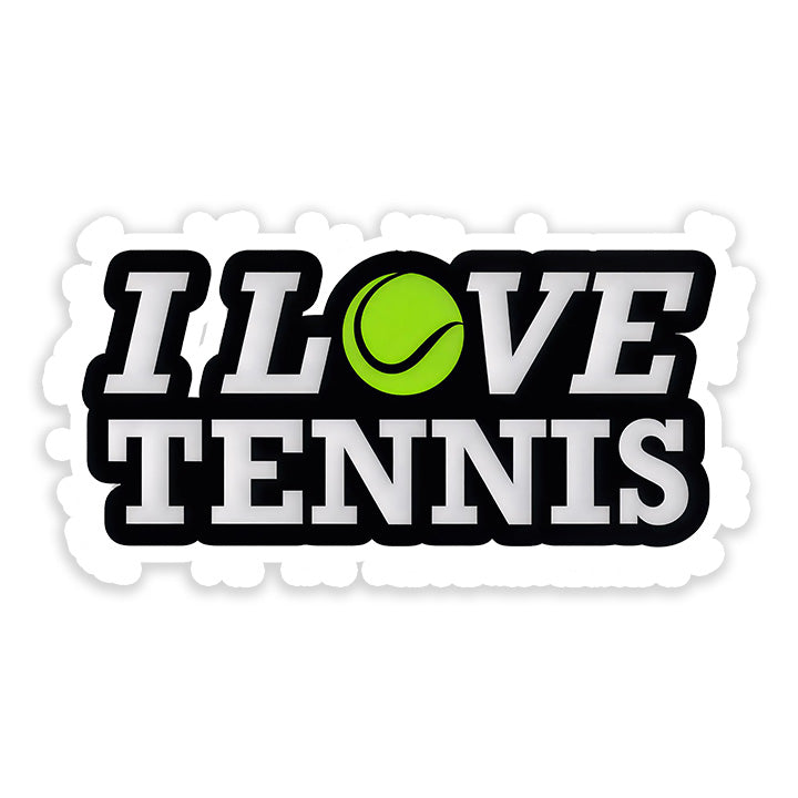 I love tennis Sticker