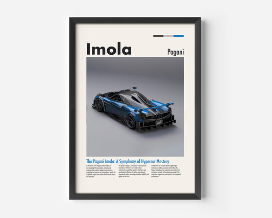 Pagani Imola Poster