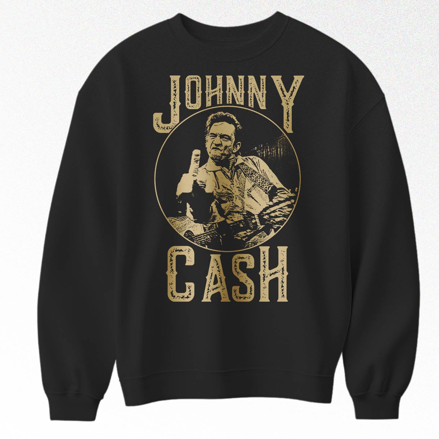 Johny Cash Oversized Crewneck