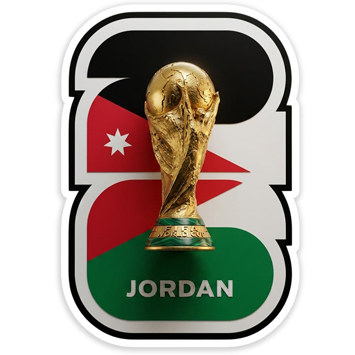 Jordan WC 2026 Sticker