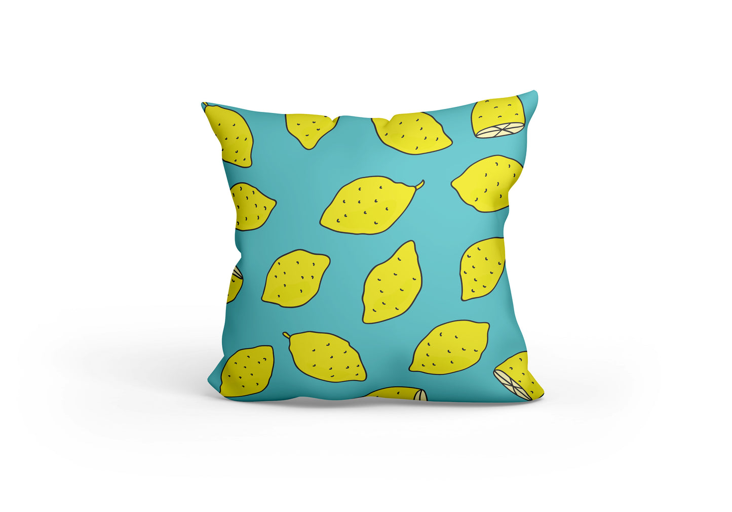 Drip Drop Lemon Cushion