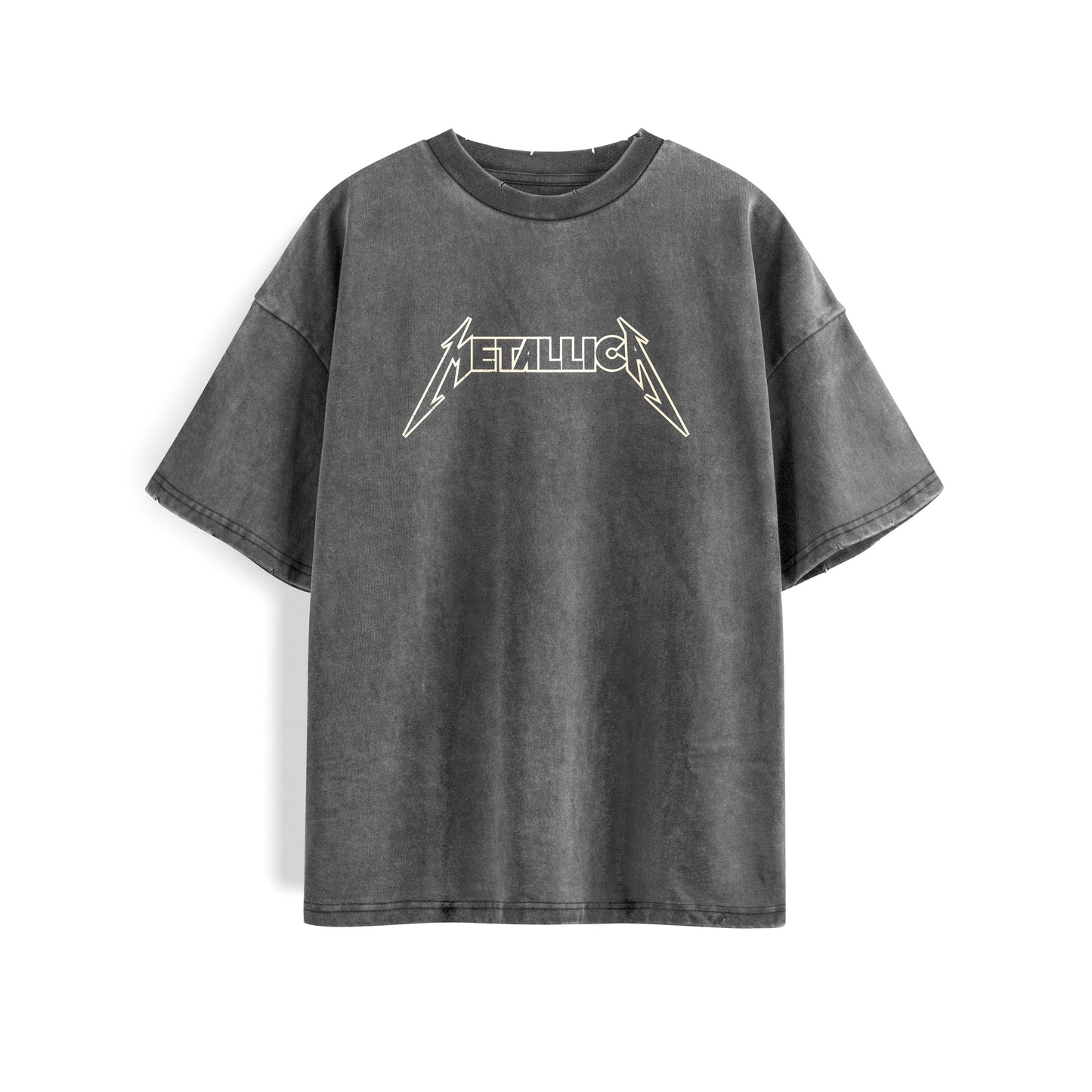 Metallica Washed Oversized Tee's