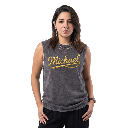 Michael Jackson Washed Tank Top